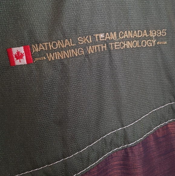 VINTAGE 1995 DESCENTE BRAND CANADA NATIONAL SKI TEAM JACKET - Picture 4 of 8